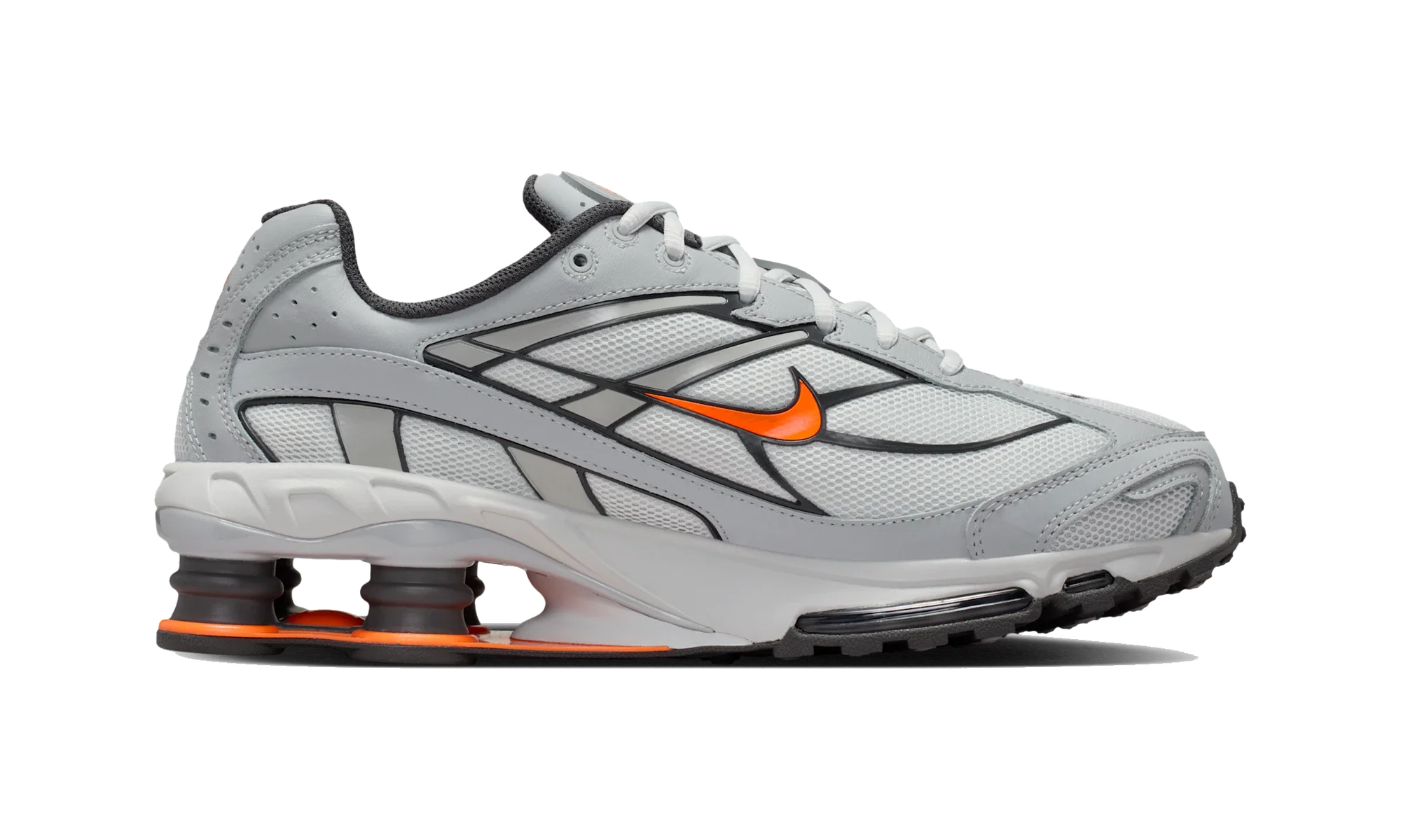 Nike Shox Ride 2 Light Smoke Grey Total Orange