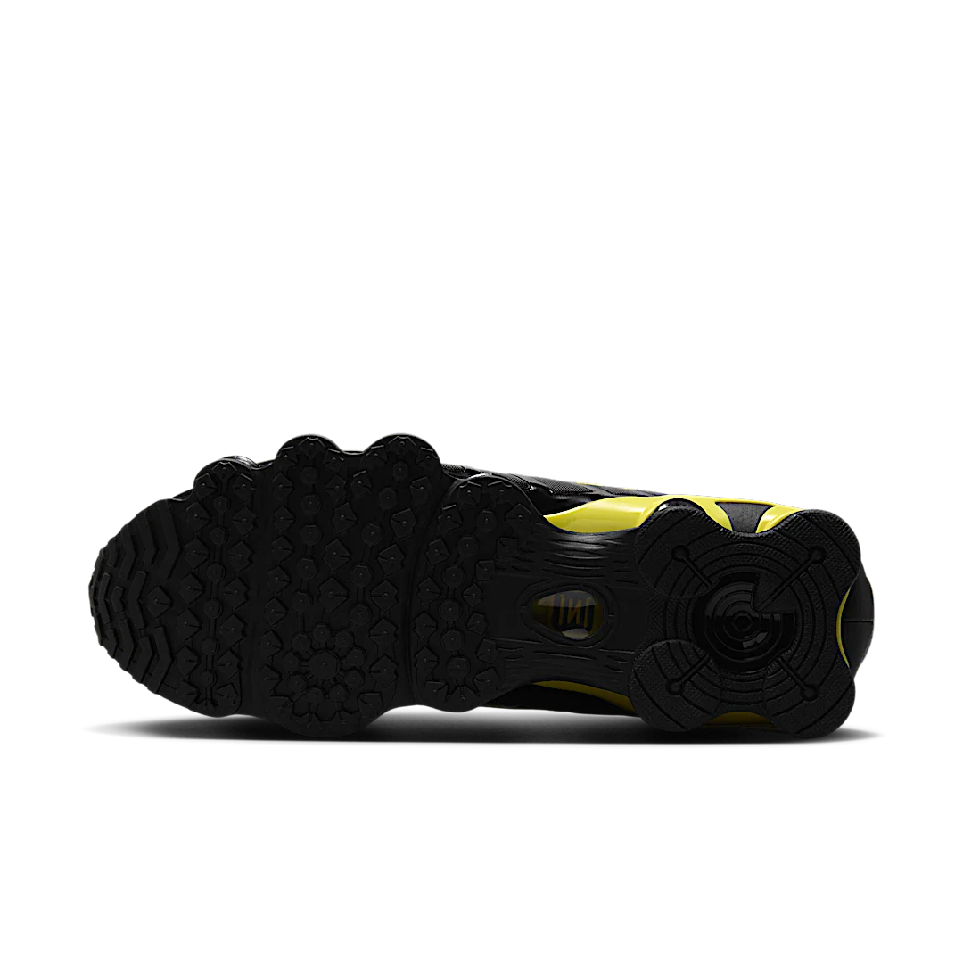 Nike Shox TL Black Dynamic Yellow Metallic Silver, Black/Dynamic Yellow-Metallic Silver (CN0151-002)