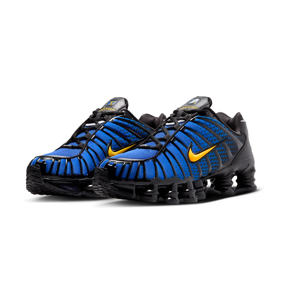 Nike Shox TL Black Lyon Blue Varsity Maize, Black/Varsity Maize-Metallic Silver-Lyon Blue (IB7670-001)