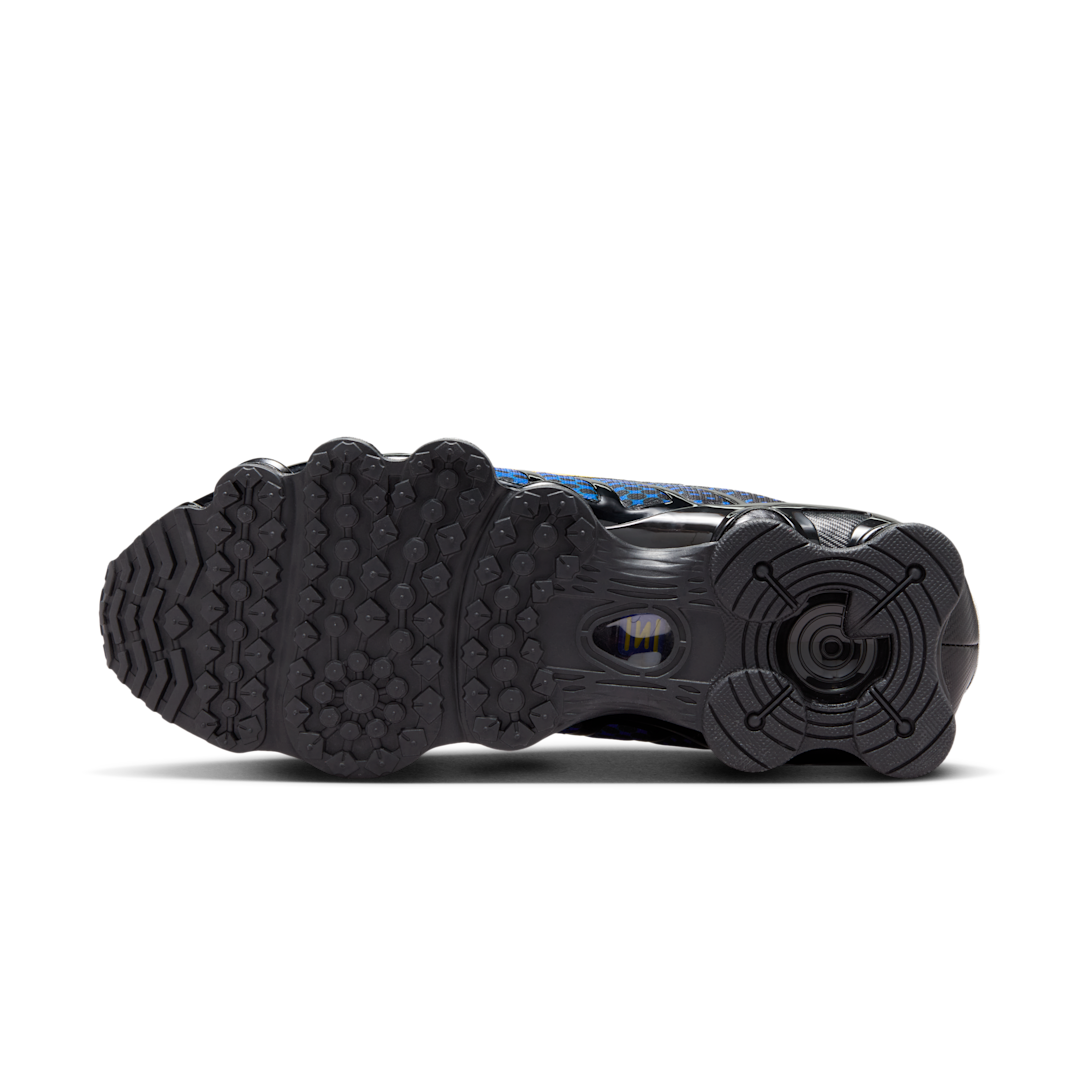 Nike Shox TL Black Lyon Blue Varsity Maize, Black/Varsity Maize-Metallic Silver-Lyon Blue (IB7670-001)