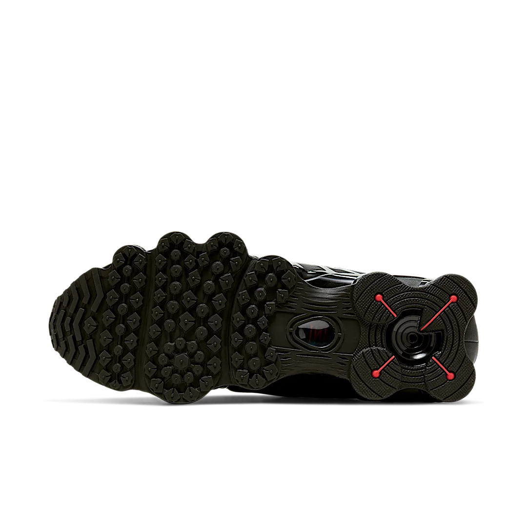 Nike Shox TL Black Metallic Hematite, Black/Black-Metallic Hematite-Max Orange (AV3595-002)