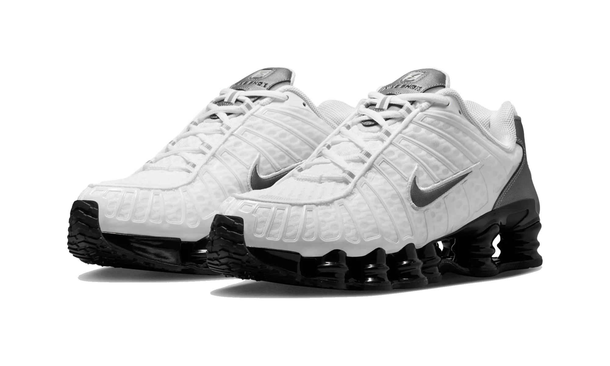 Nike Shox TL White Black Metallic Cool Grey