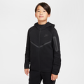 Nike Sportswear Tech Fleece Older Kids' Full-Zip Hoodie Black/Black/Black/Black