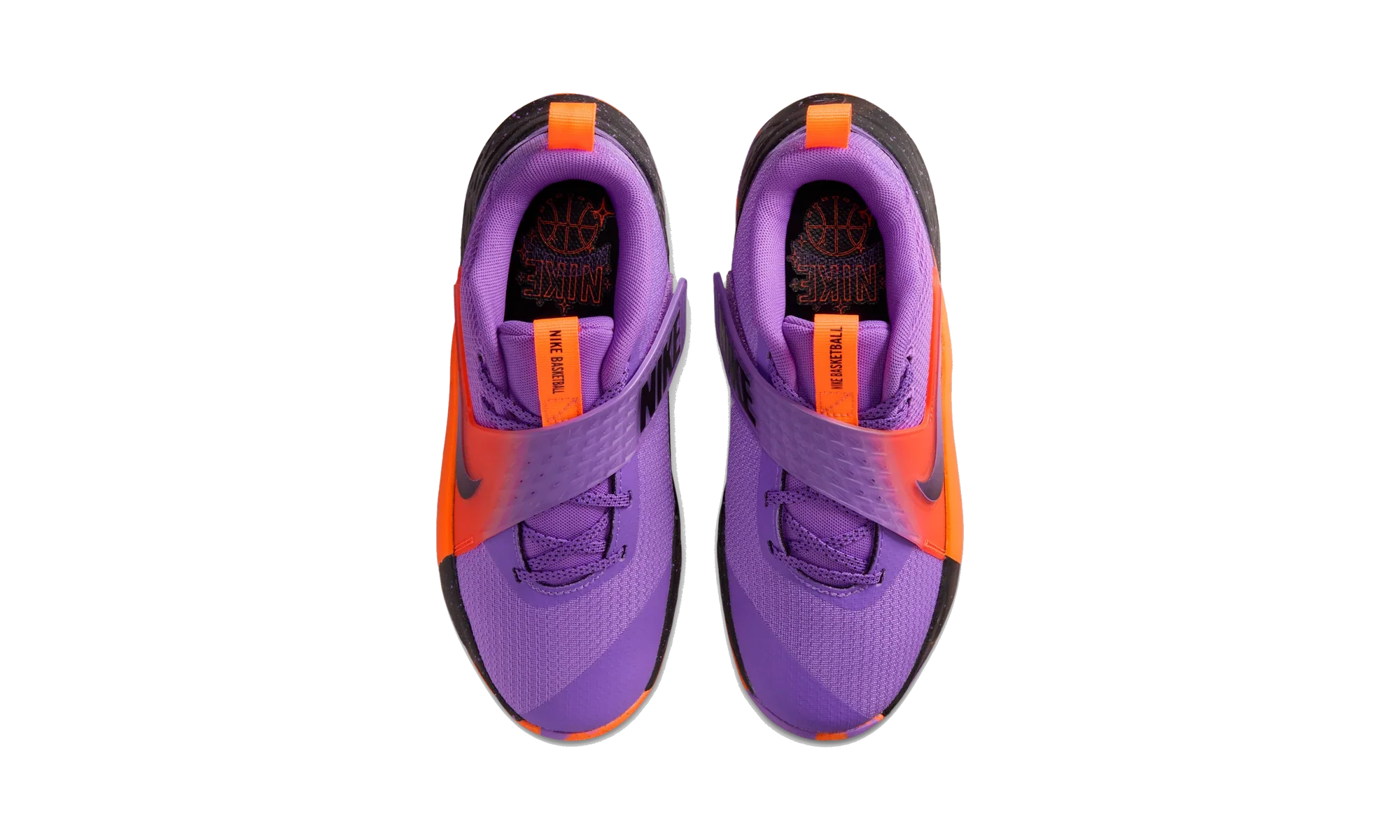 Nike Team Hustle D 12 Bright Violet Total Orange