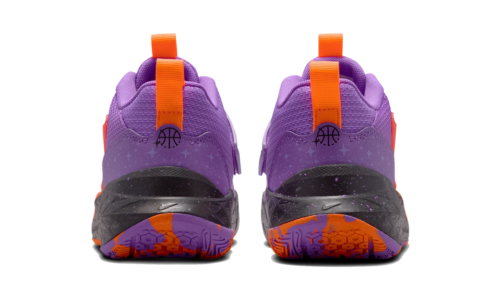 Nike Team Hustle D 12 Bright Violet Total Orange