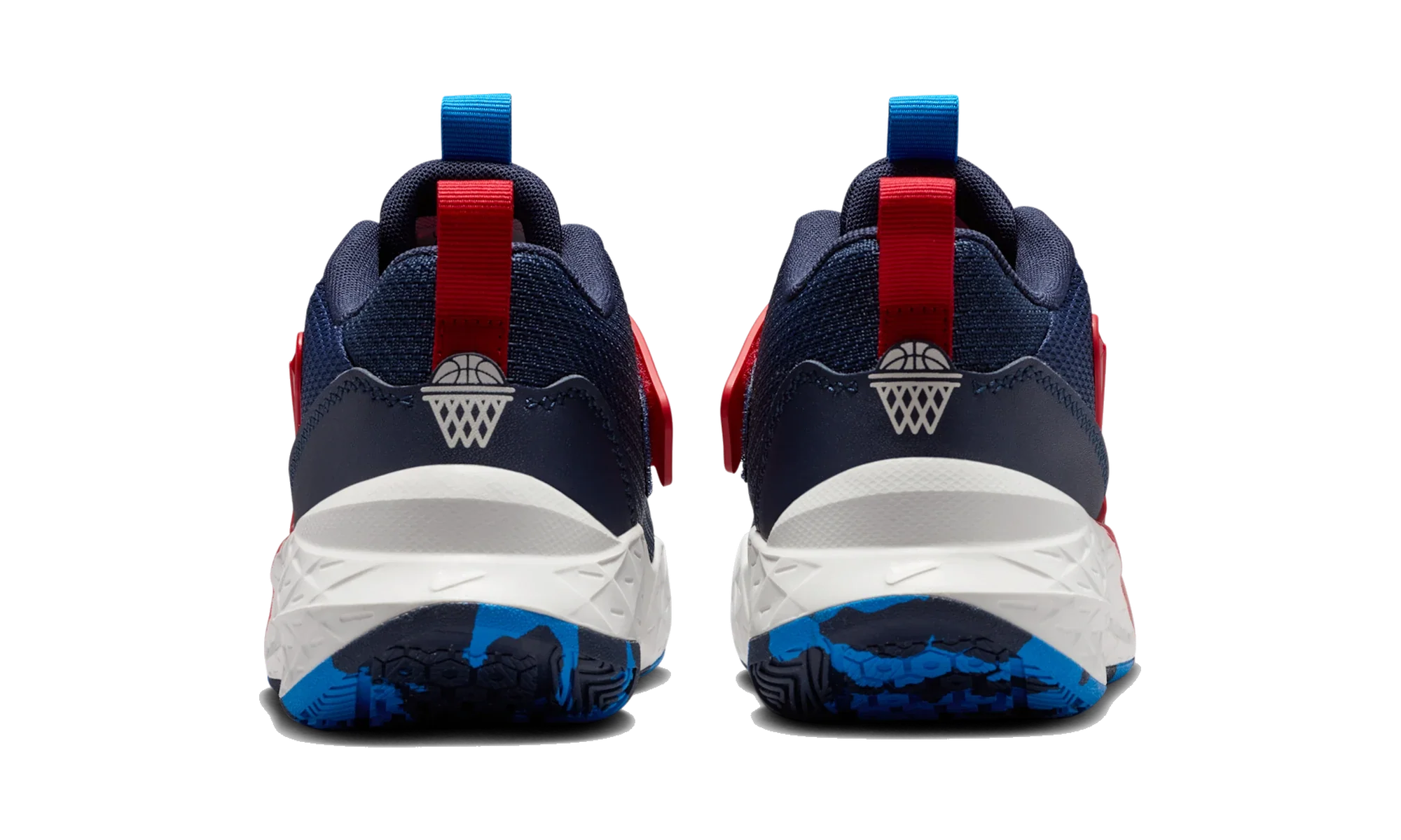 Nike Team Hustle D 12 Team Navy University Red Sail