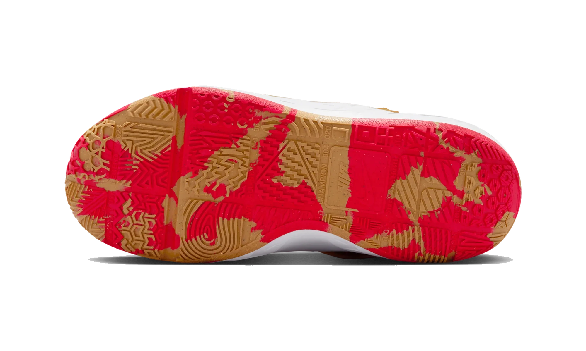 Nike Team Hustle D 12 University Red Gold White