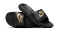Nike Victori One Slide Black Metallic Gold