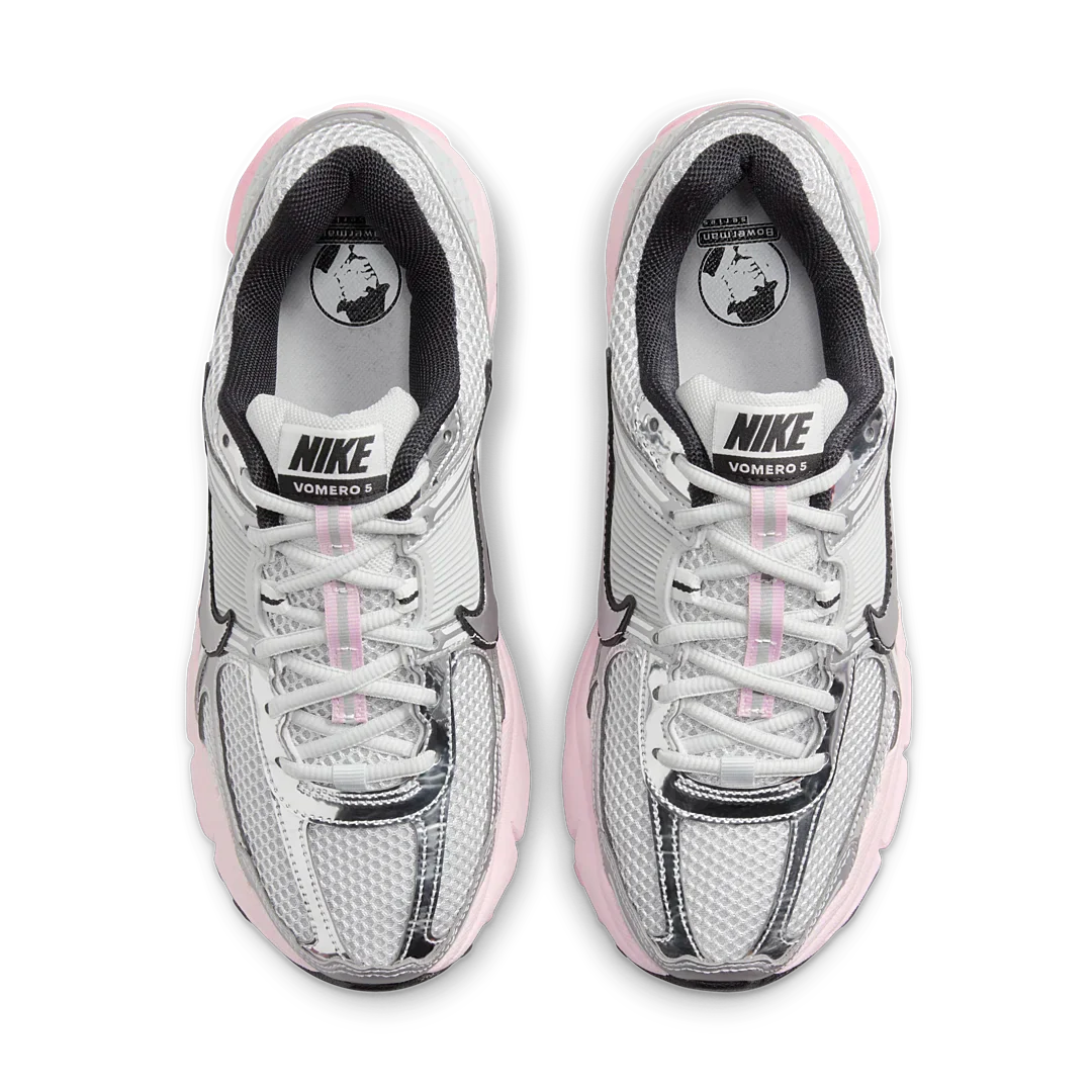 Nike Zoom Vomero 5 Photon Dust Pink Foam, Metallic Silver/Pure Platinum/Pink Foam/Platinum Tint/Black (HF1877-001)