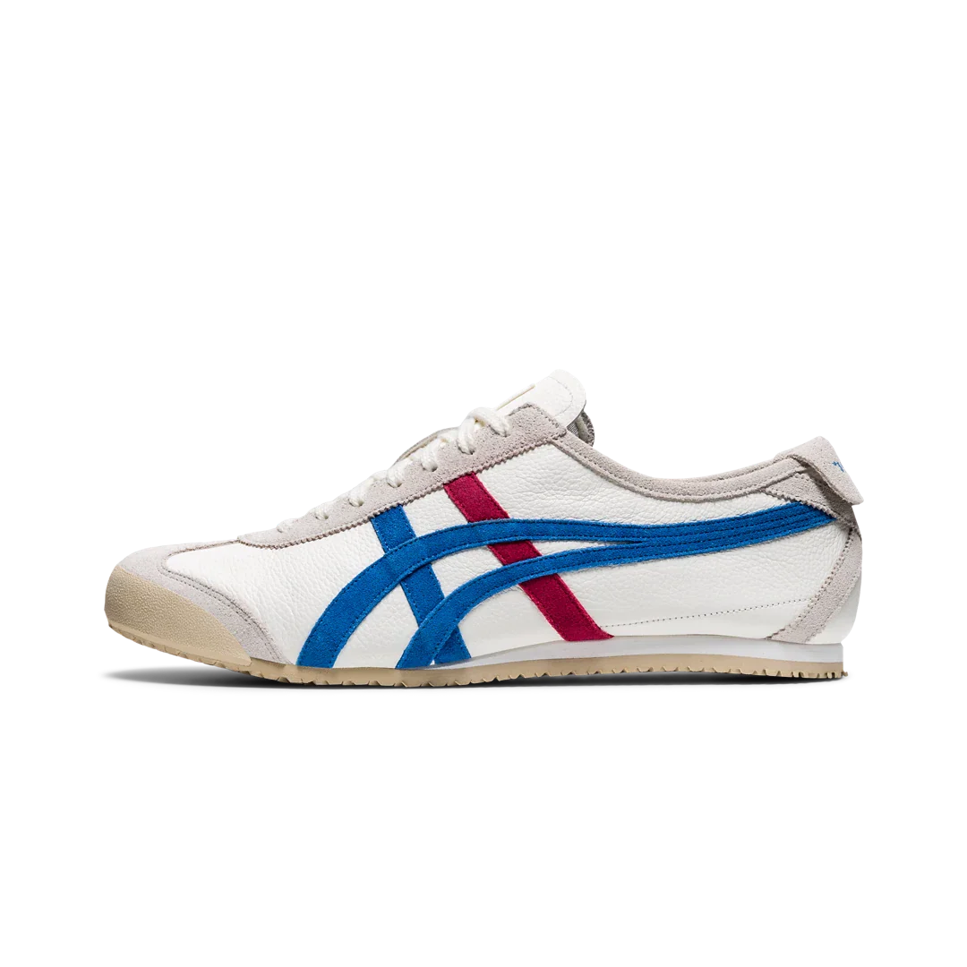 Onitsuka Tiger Mexico 66 Vintage White Directoire Blue Red, White/Directoire Blue (1183B391-100)