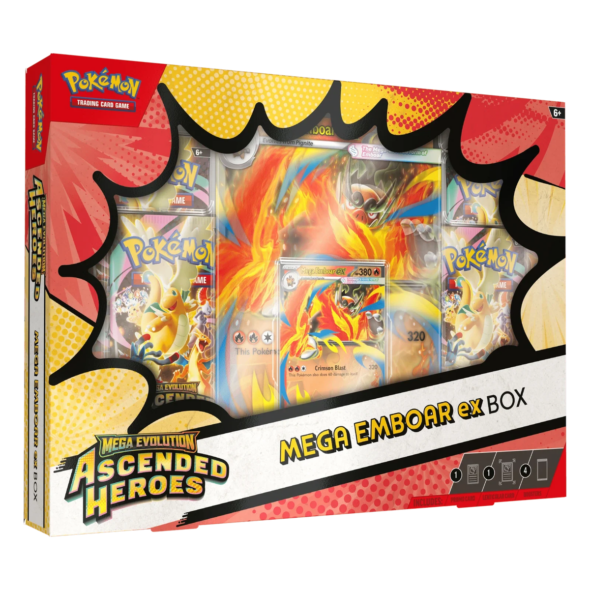 Pokémon TCG Ascended Heroes: Mega Emboar ex Box