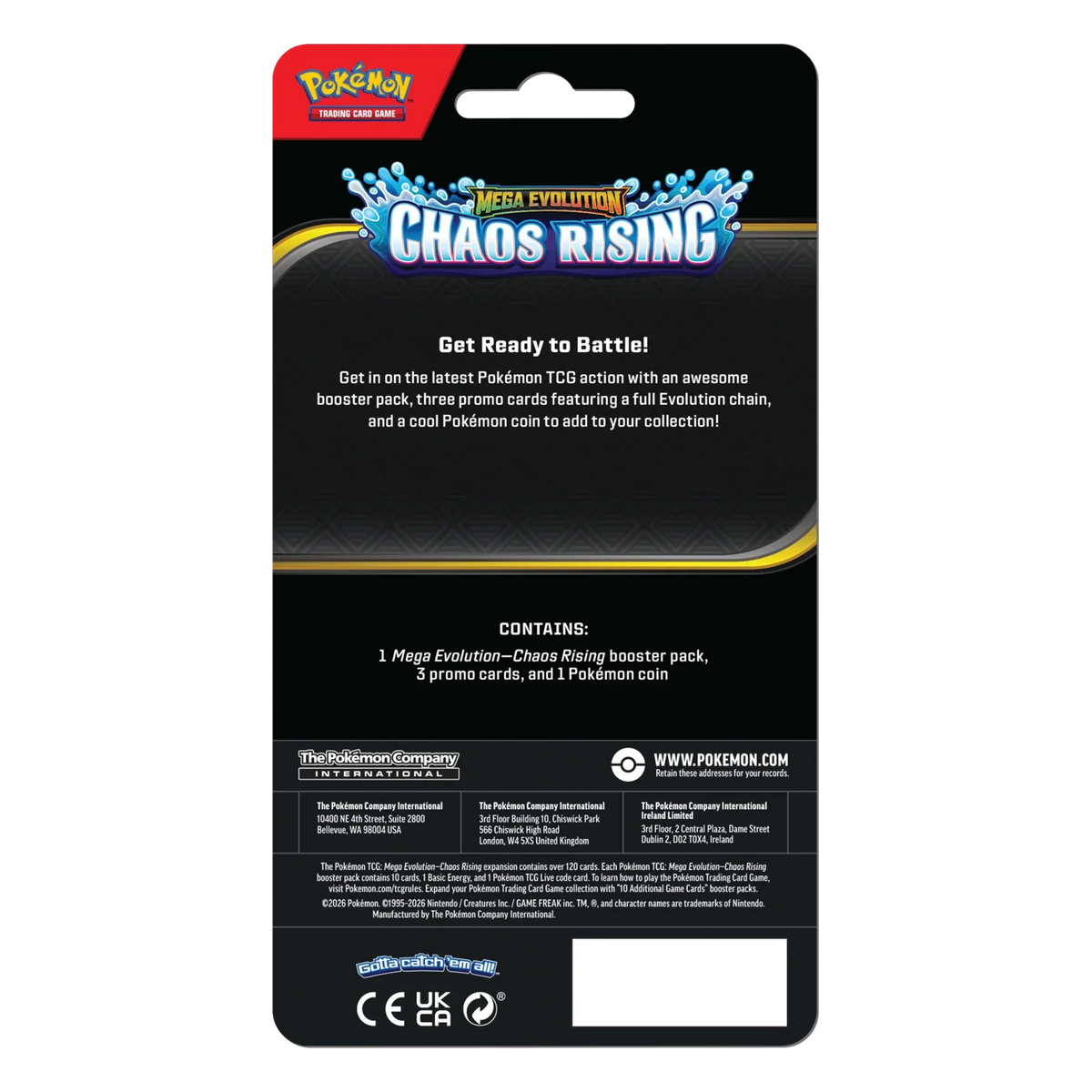 Pokémon TCG Chaos Rising: Pawmot Premium Checklane Blister