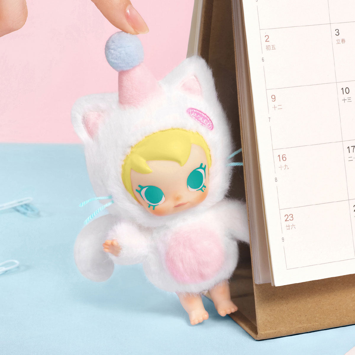 Pop Mart Baby Molly Pocket Friends Series Vinyl Plush Pendant Blind Box