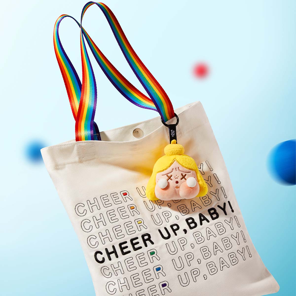 Pop Mart CRYBABY CHEER UP, BABY! Series Plush Pendant Sealed Case (6 Blind Box), None (1231219017)