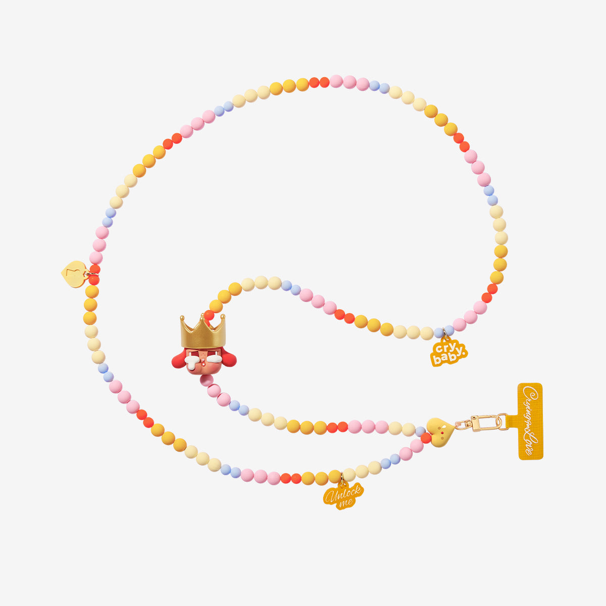 Pop Mart CryBaby Crying For Love Series Phone Charm Sealed Case (6 Blind Box), None (1241104012)