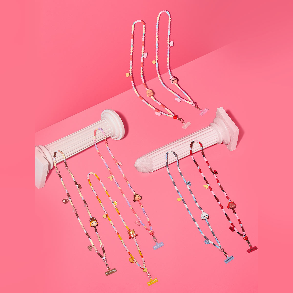 Pop Mart CryBaby Crying For Love Series Phone Charm Sealed Case (6 Blind Box), None (1241104012)