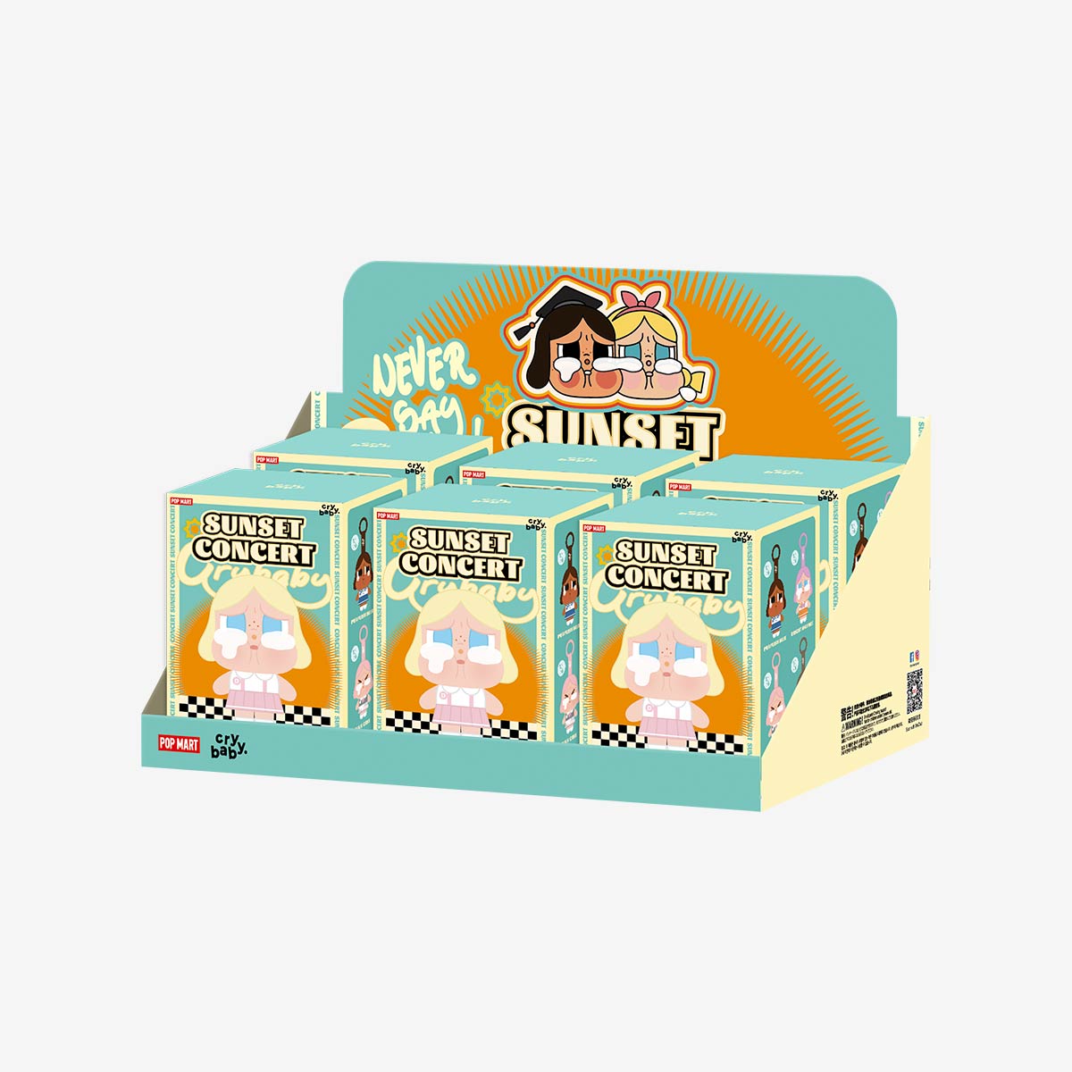 Pop Mart CRYBABY Sunset Concert Series Plush Pendant Blind Box