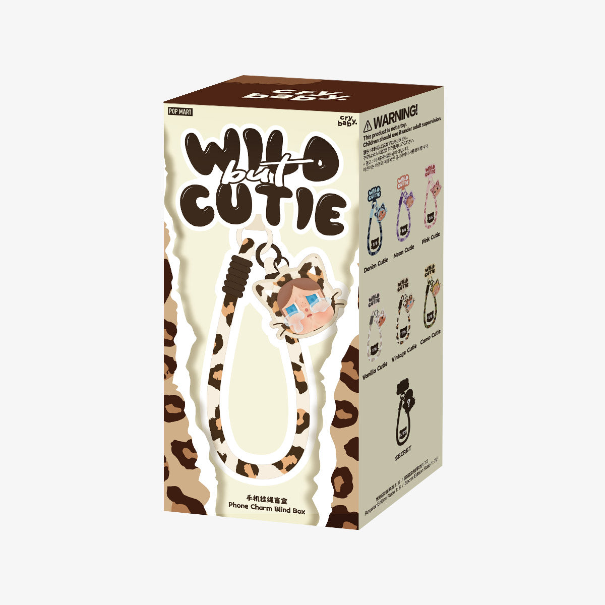 Pop Mart Crybaby Wild but Cutie Series Phone Charm Blind Box