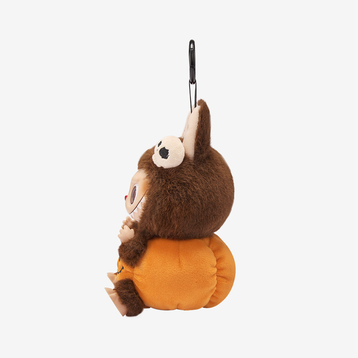 Pop Mart Labubu The Monsters Happy Halloween Party Series-Sitting Pumpkin Vinyl Plush Pendant