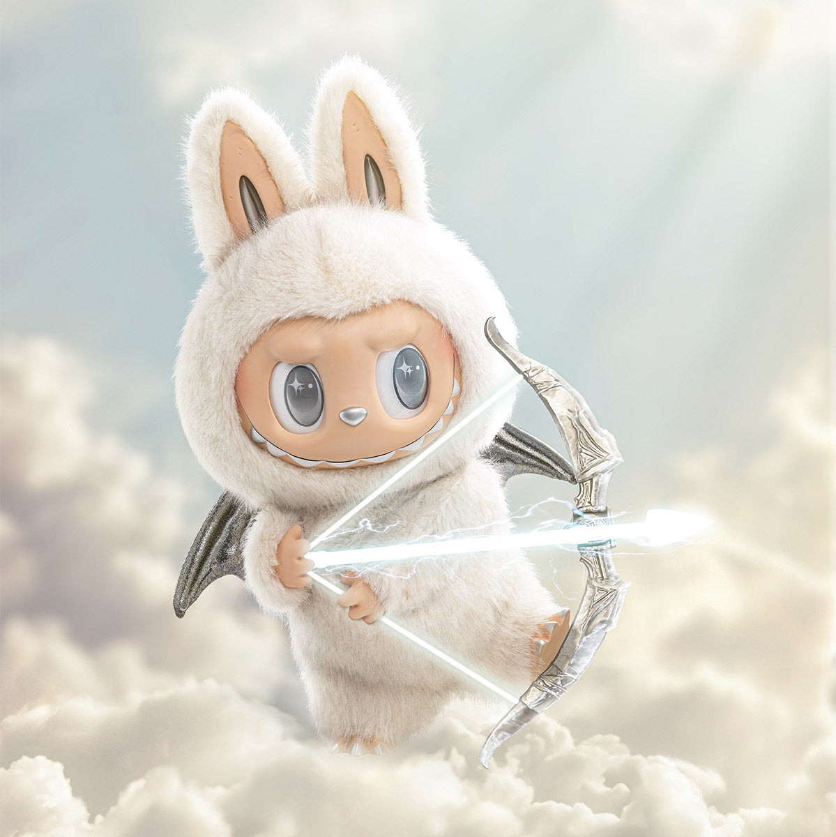 Pop Mart Labubu The Monsters Zimomo Angel in Clouds Figure