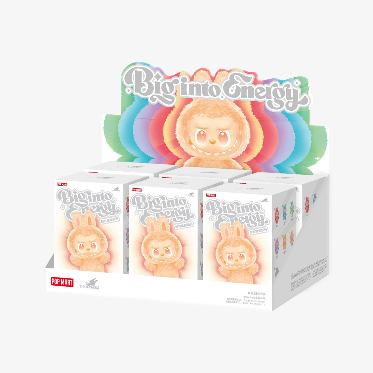 Pop Mart Labubu The Monsters Big into Energy Series Vinyl Plush Pendant Blind Box
