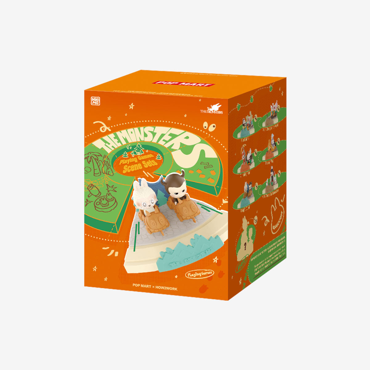 Pop Mart Labubu The Monsters Playing Games Series Scene Sets Blind Box