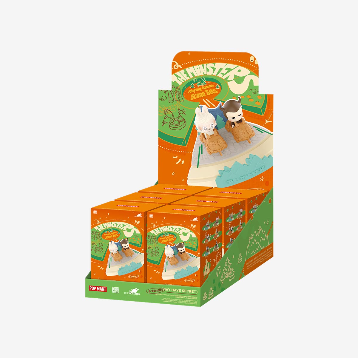 Pop Mart Labubu The Monsters Playing Games Series Scene Sets Blind Box