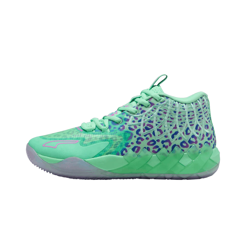 Puma LaMelo Ball MB.01 Alien Safari, Green Glimmer/Pure Magenta/Hyperlink Blue (311401-01)