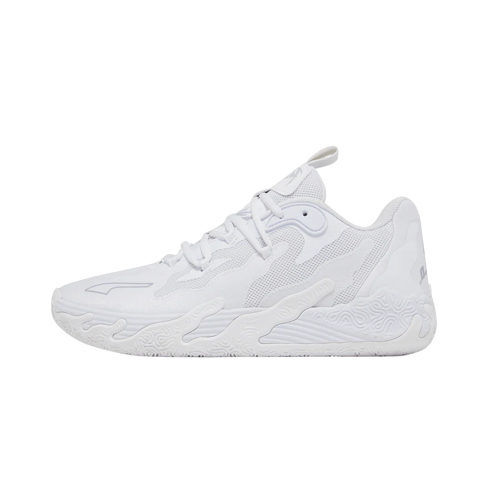 Puma LaMelo Ball MB.03 Lo White, White/Grey Fog (310384-03)