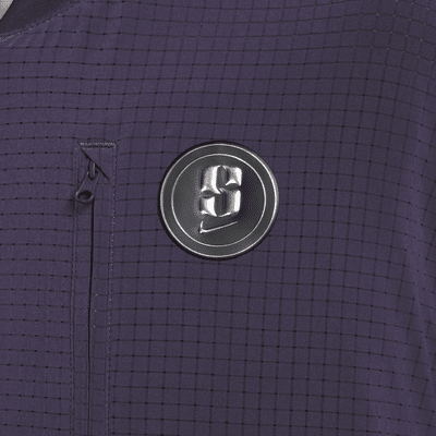 Sabrina Reversible Basketball Jacket Dark Raisin/Light Violet Ore/Washed Coral