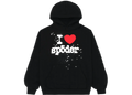 Sp5der I Heart SP5 Hoodie Black