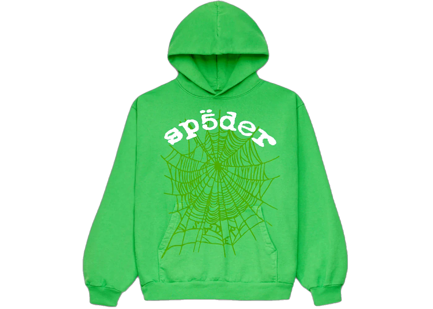 Sp5der Legacy Hoodie Green, Green (sp5der-legacy-hoodie-green)