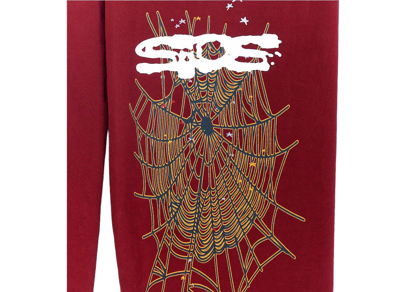 Sp5der Logo Sweatpant Maroon