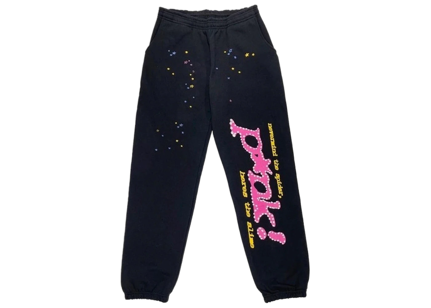 Sp5der P*NK Sweatpants Black