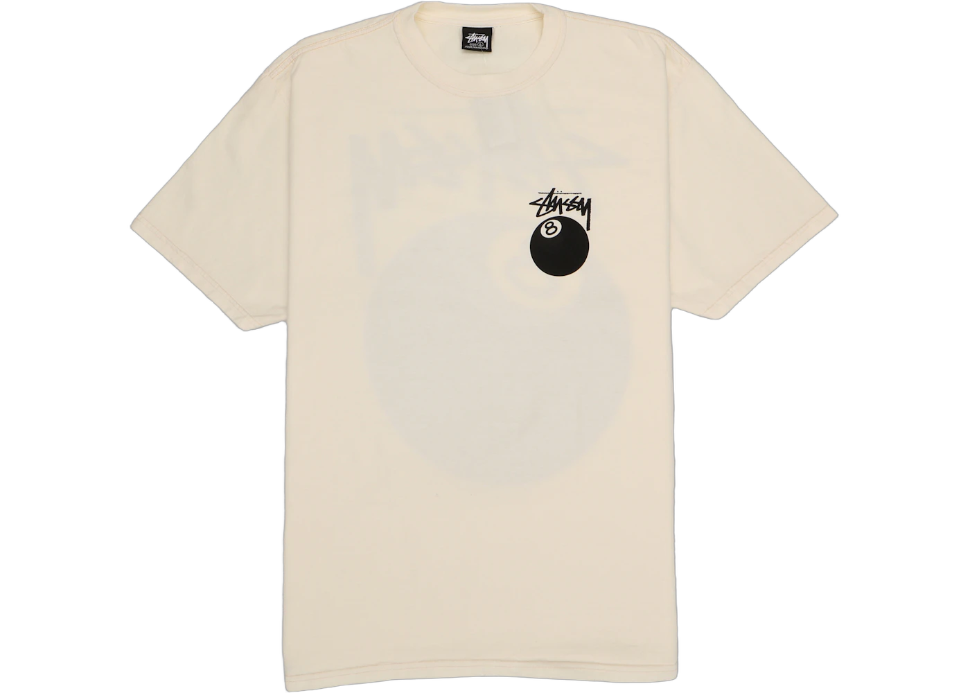 Stussy 8 Ball Pigment Dyed Tee Natural, Natural (stussy-8-ball-pigment-dyed-tee-natural)