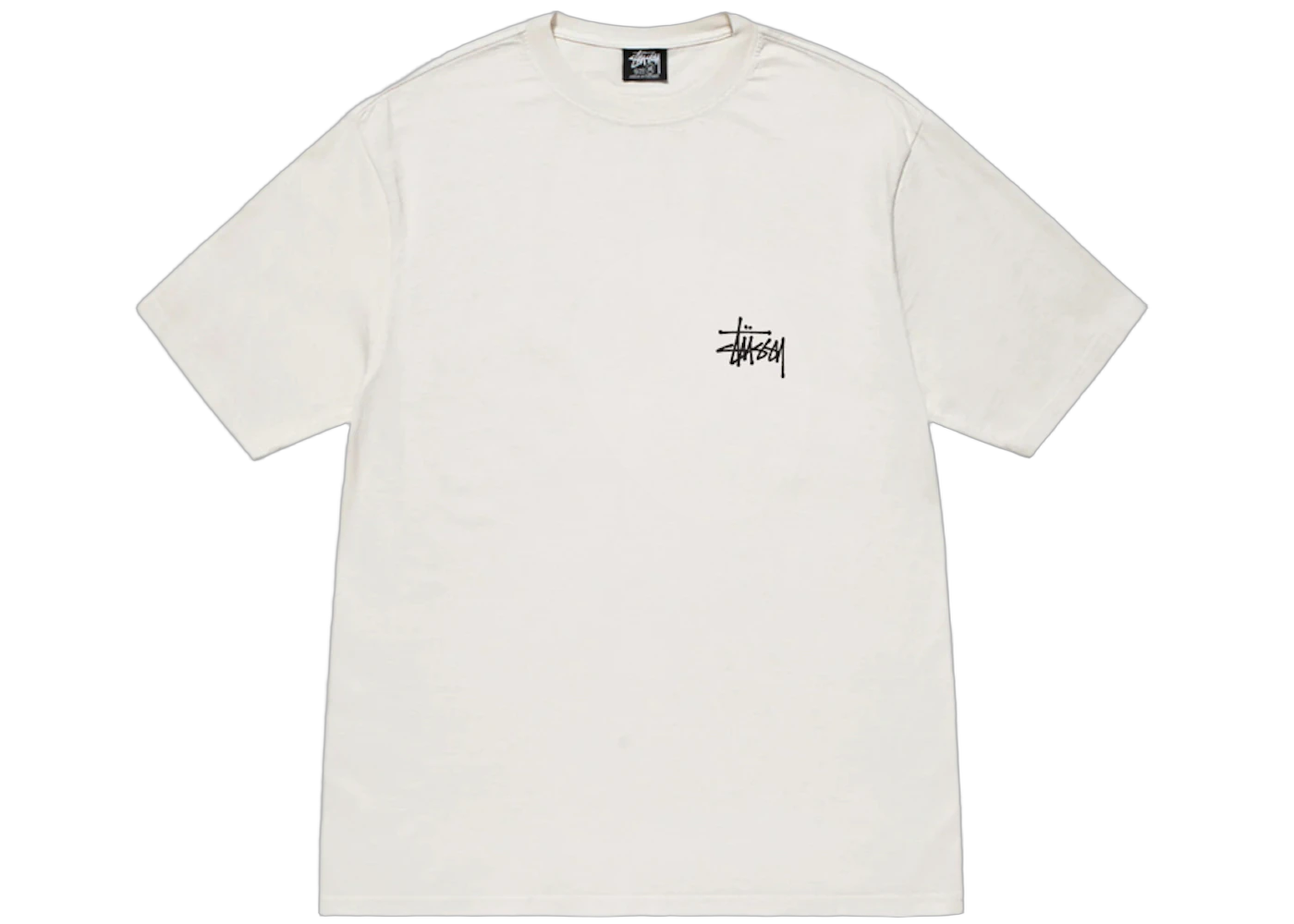 Stussy Basic Pigment Dyed T-Shirt Natural, Natural (1904879-NATL/1905001-1002)