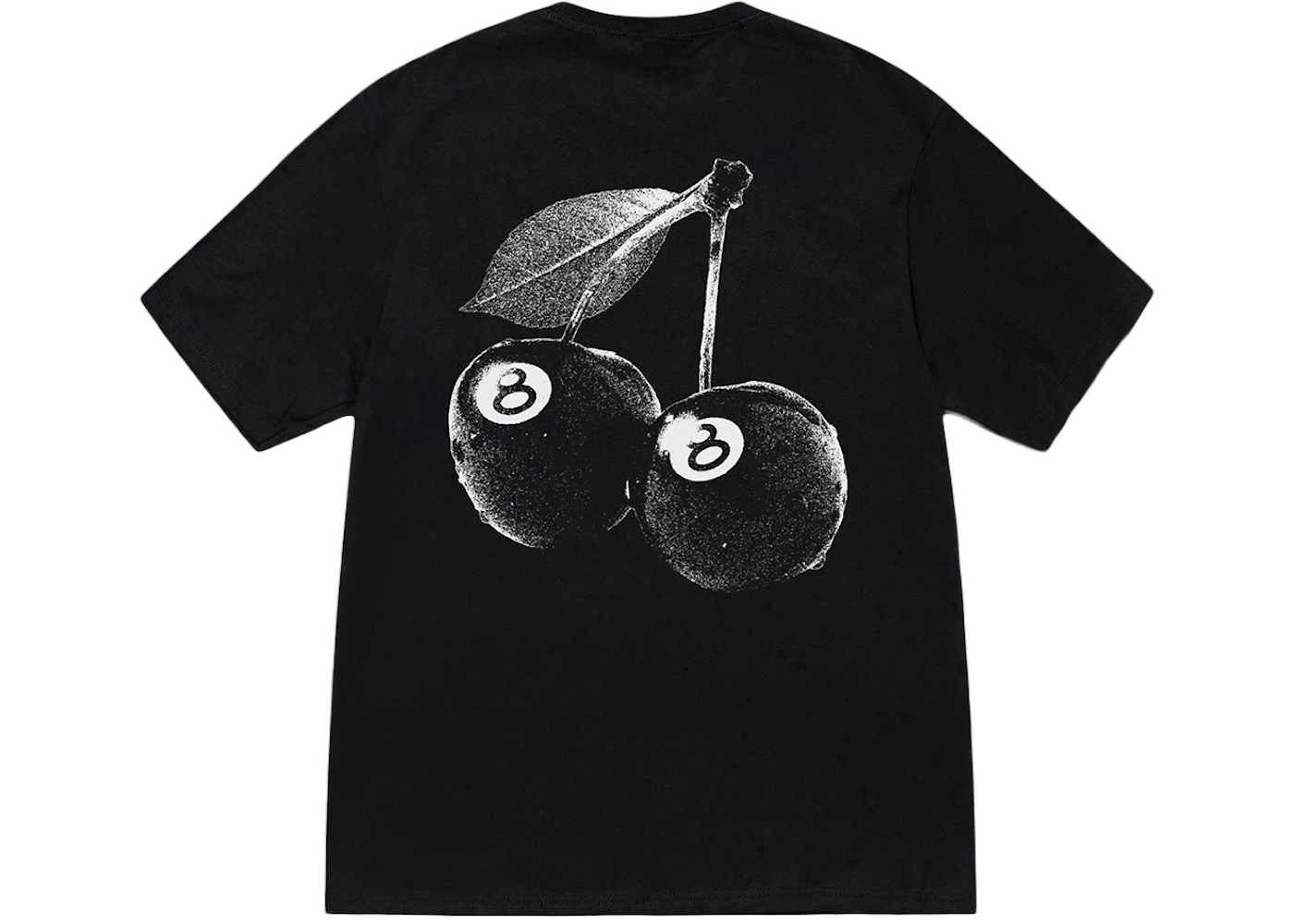 Stussy Cherries Tee Black, Black (1905066-BLAC)
