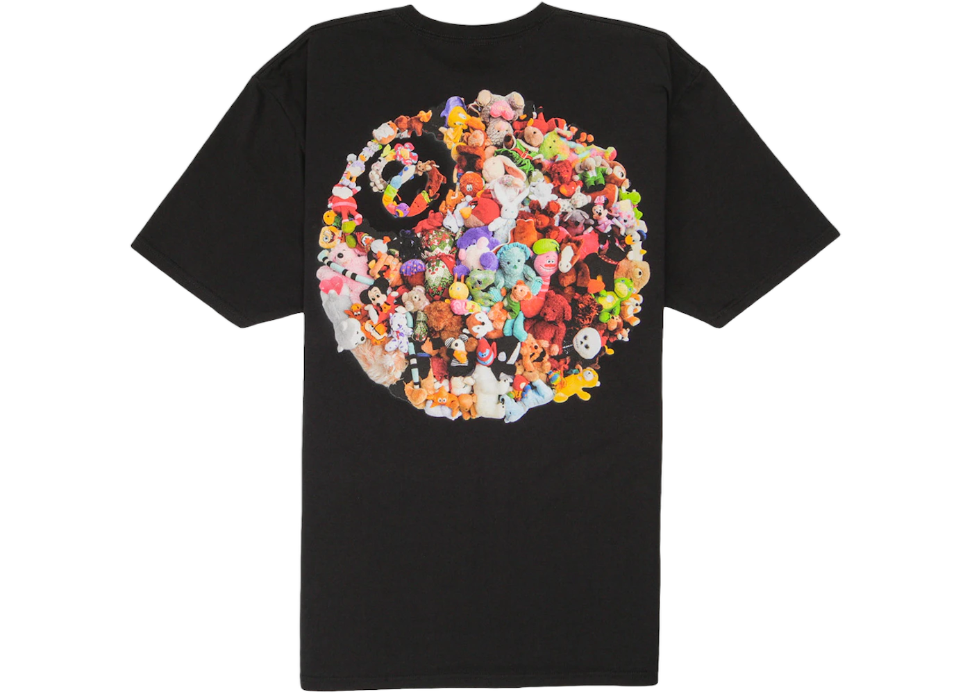 Stussy Plush Tee Black, Black (1904927-BLAC)