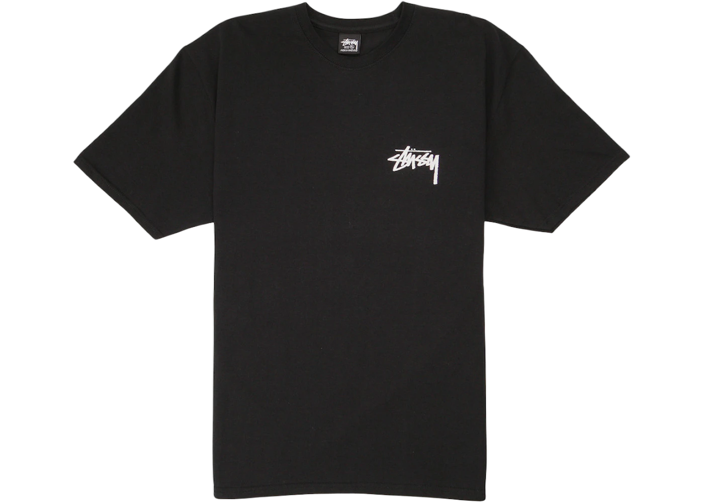 Stussy Plush Tee Black, Black (1904927-BLAC)