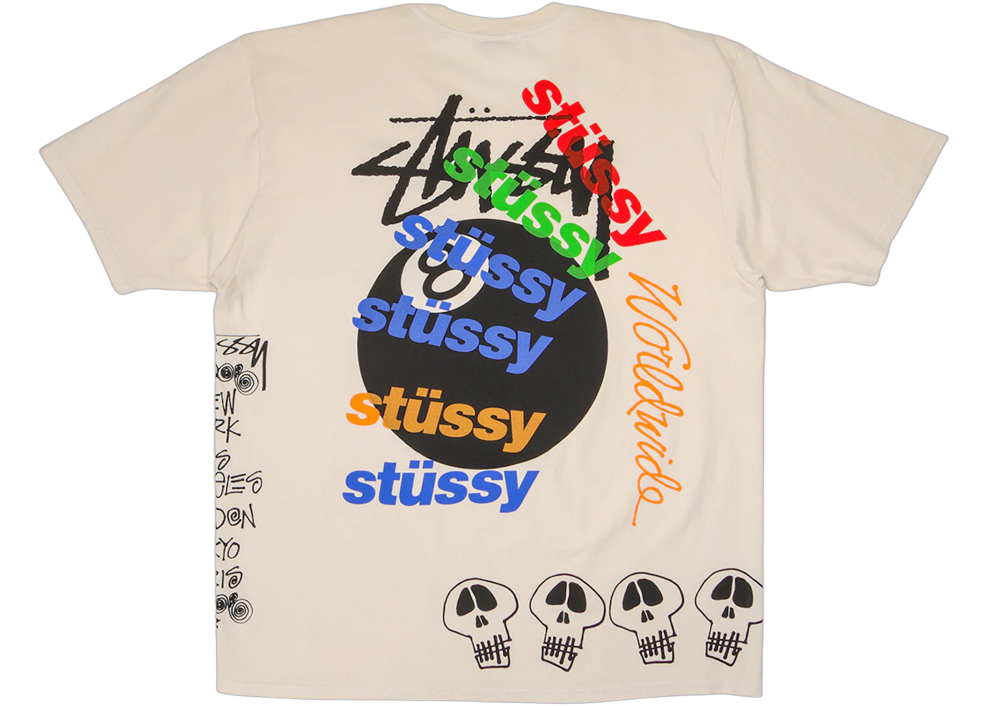 Stussy Test Strike Pigment Dyed Tee Natural, Natural (1904915-NATL)