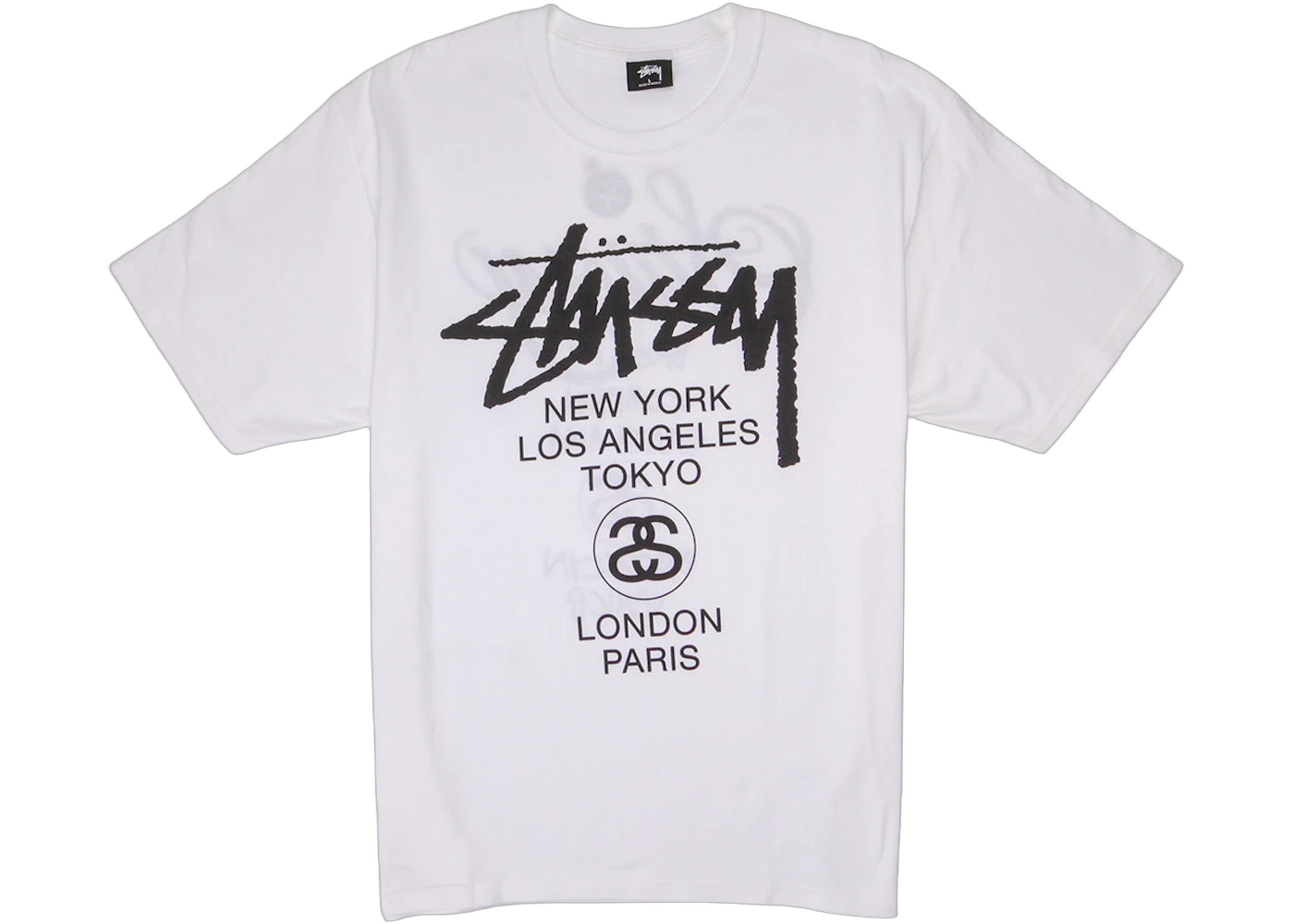Stussy World Tour T-shirt White, White (stussy-world-tour-t-shirt-white)