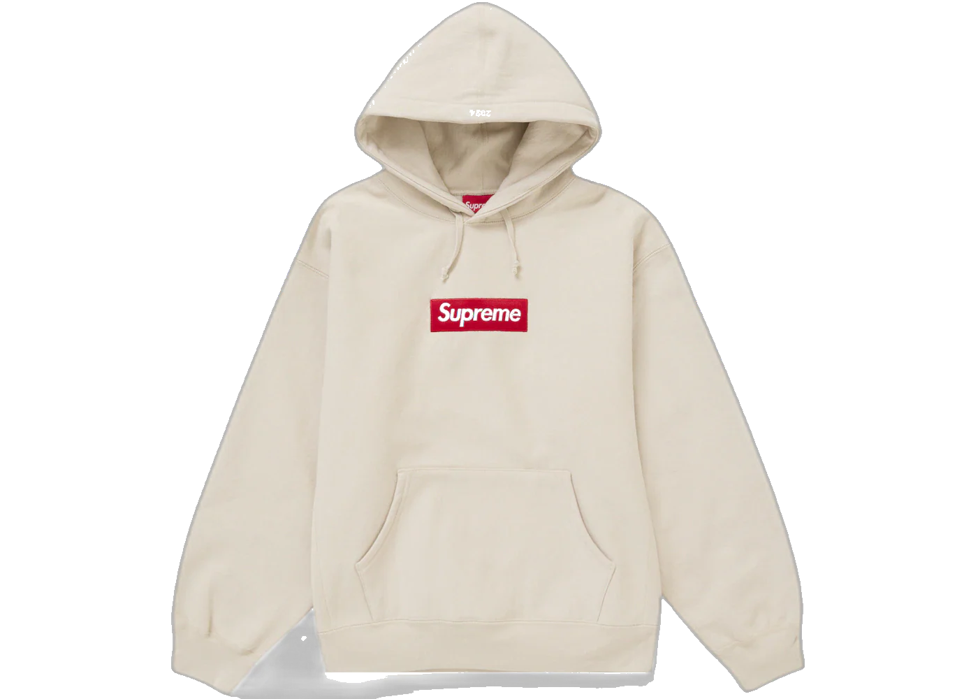 Supreme Box Logo Hooded Sweatshirt (FW24) Stone, Stone (supreme-box-logo-hooded-sweatshirt-fw24-light-brown)