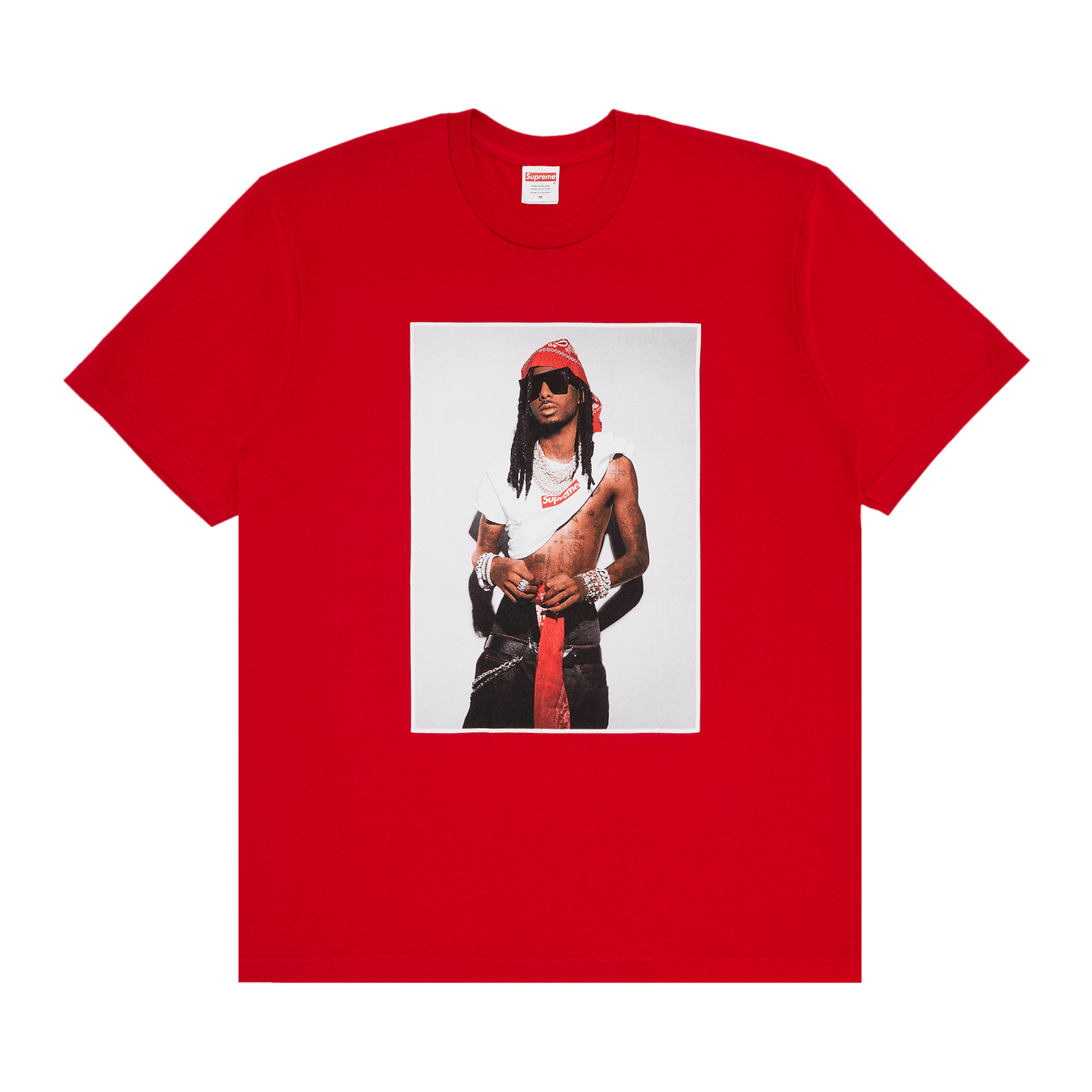 Supreme Playboi Carti Tee Red, Red (supreme-playboi-carti-tee-red)