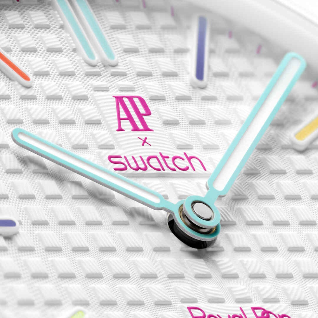 Swatch x Audemars Piguet Bioceramic Royal Pop Huit Blanc SSX03W100N