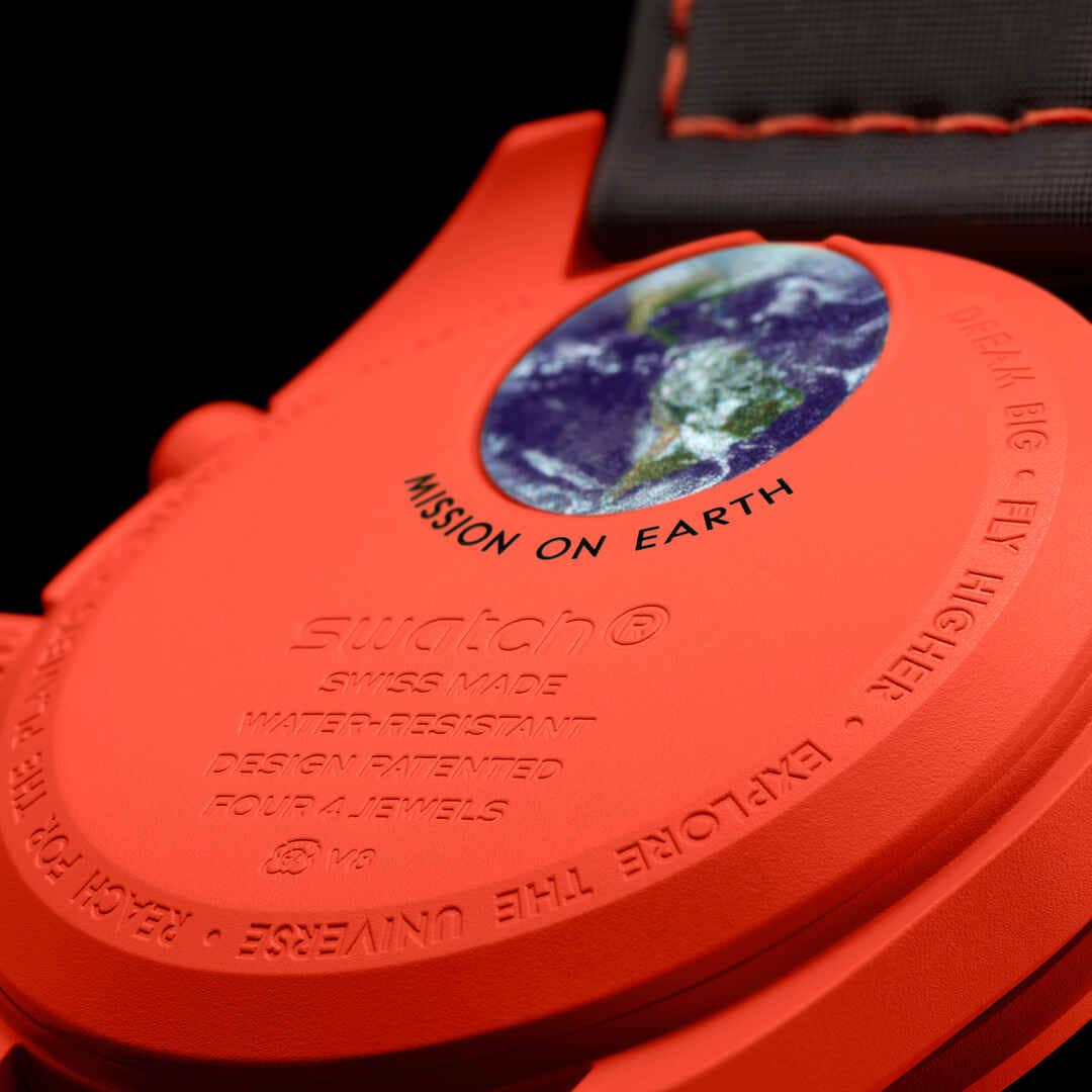 Swatch x Omega Bioceramic Moonswatch Mission On Earth Lava SO33O100