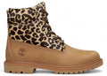 Timberland 6" Premium Boot Leopard Print Beige Nubuck