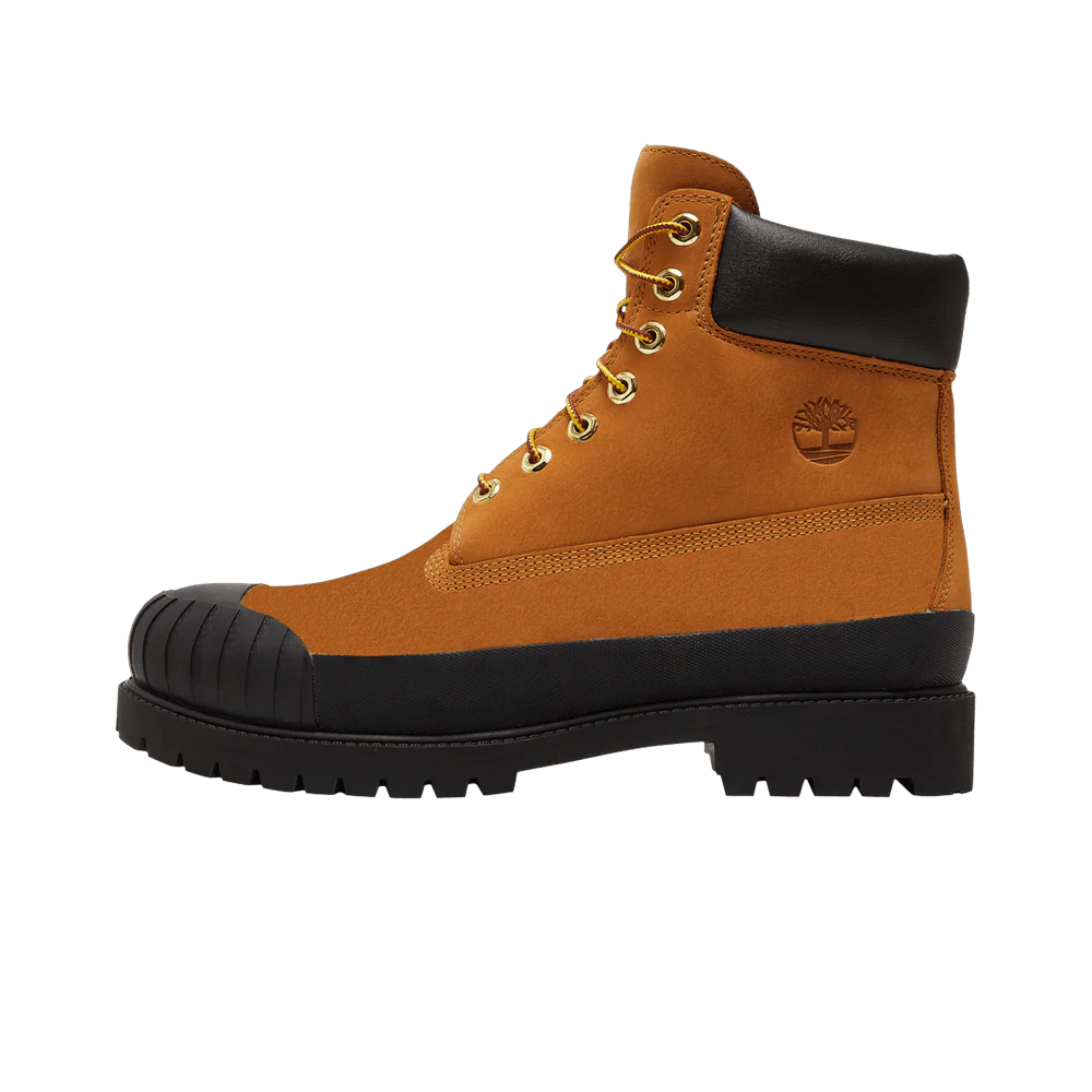 Timberland 6" Premium Boot Rubber Toe Wheat Black, Wheat/Black (A2Q41 231)