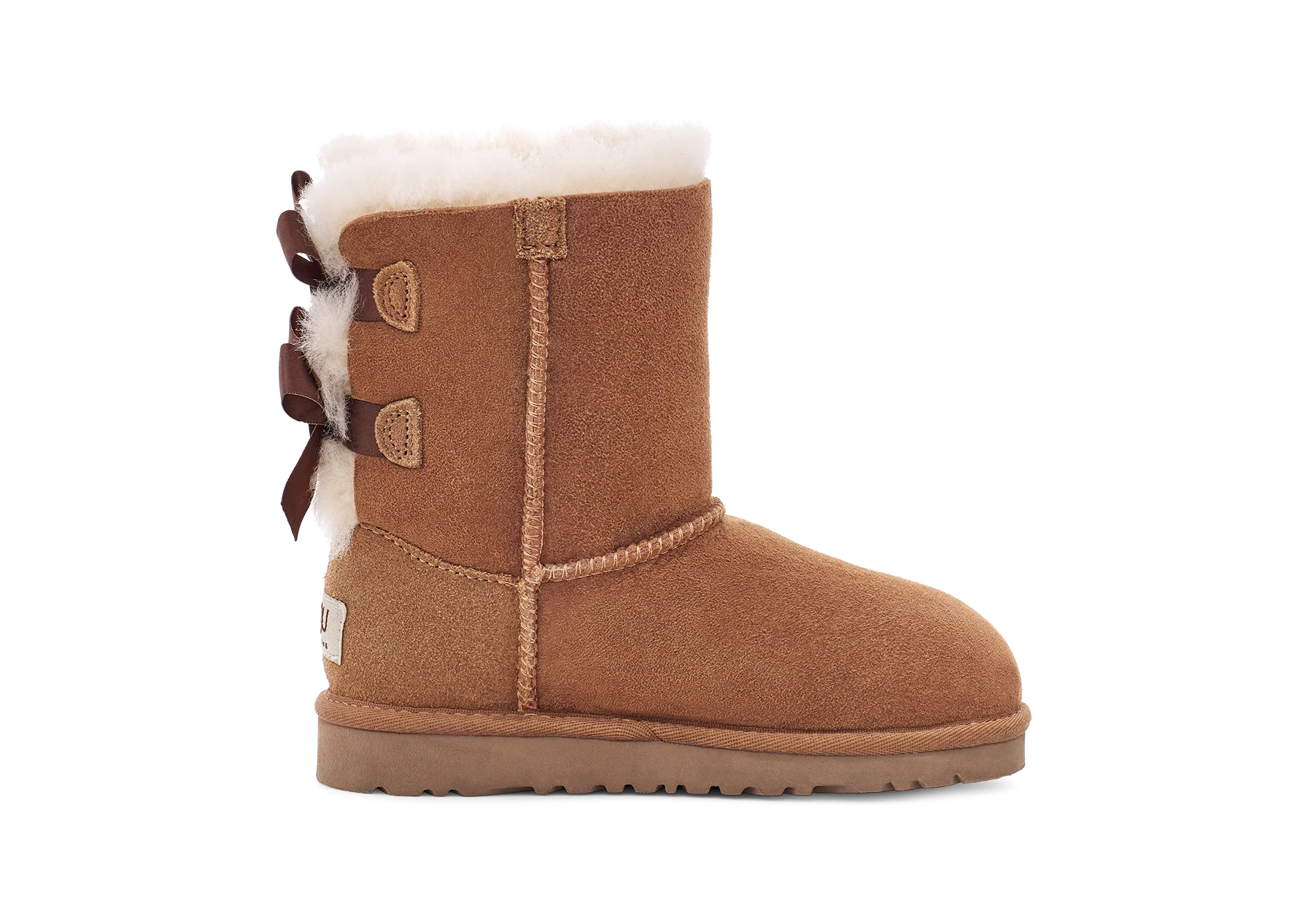 UGG Bailey Bow II Boot Chestnut (Kids), Chestnut/Chestnut (1017394K-CHE)
