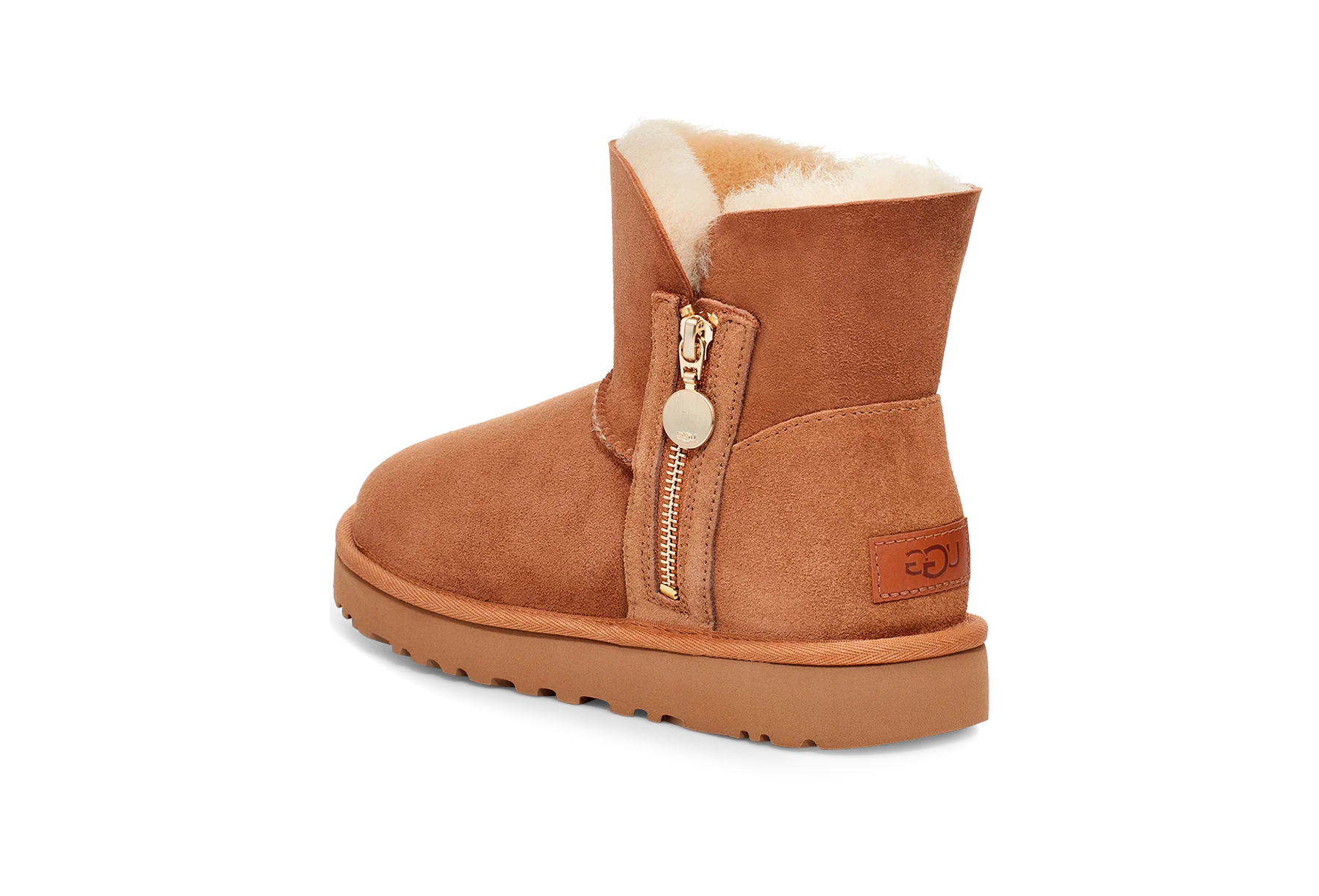 UGG Bailey Zip Mini Boot Chestnut, Chestnut (1112481-CHE)