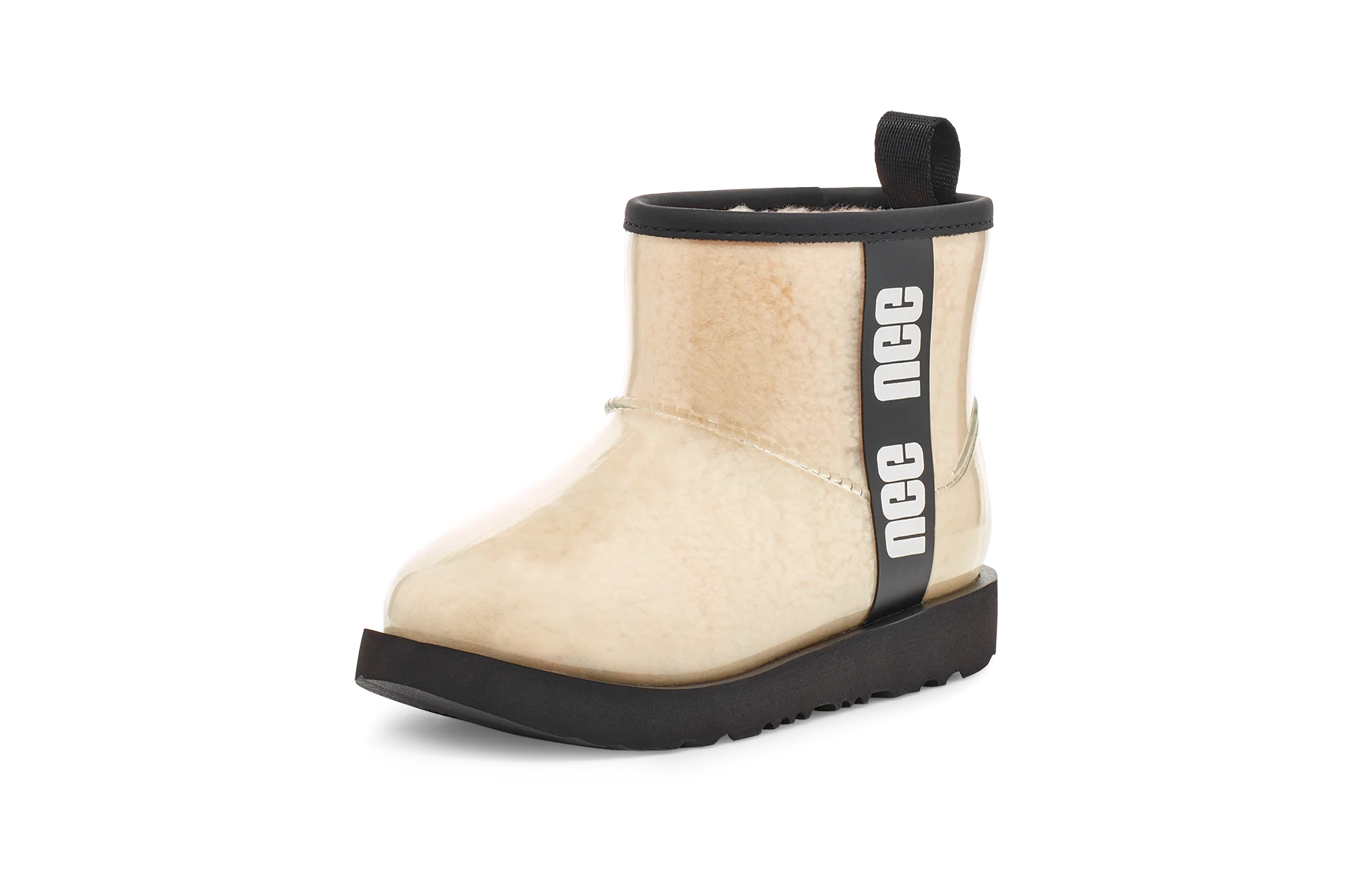 UGG Classic Clear Mini II Boot Natural Black (Kids), Natural/Black (1112386K-NBLC)